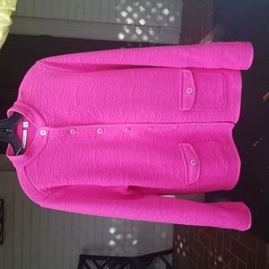 IsaacMizrahiLive Pink Quilted Jacket